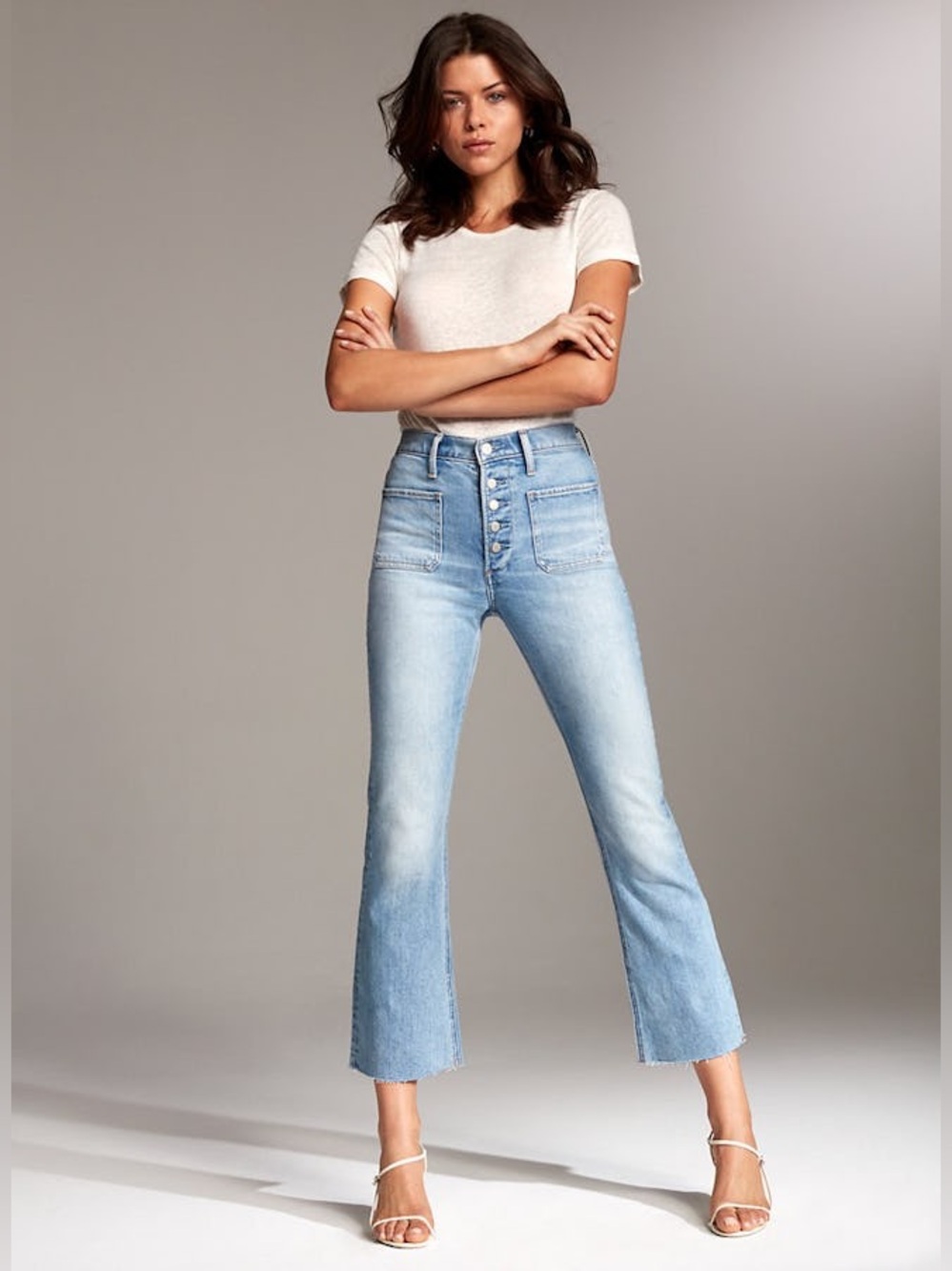 Denim Forum Bailey High Rise Flare Jeans